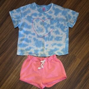 Hatley Girls TShirt And Short Set Size 7/8